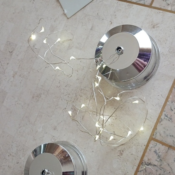 L.E.D. (String-lights) Drop-in Set of 2   ...on/off Switch,,Timer,,New Set - Picture 4 of 7